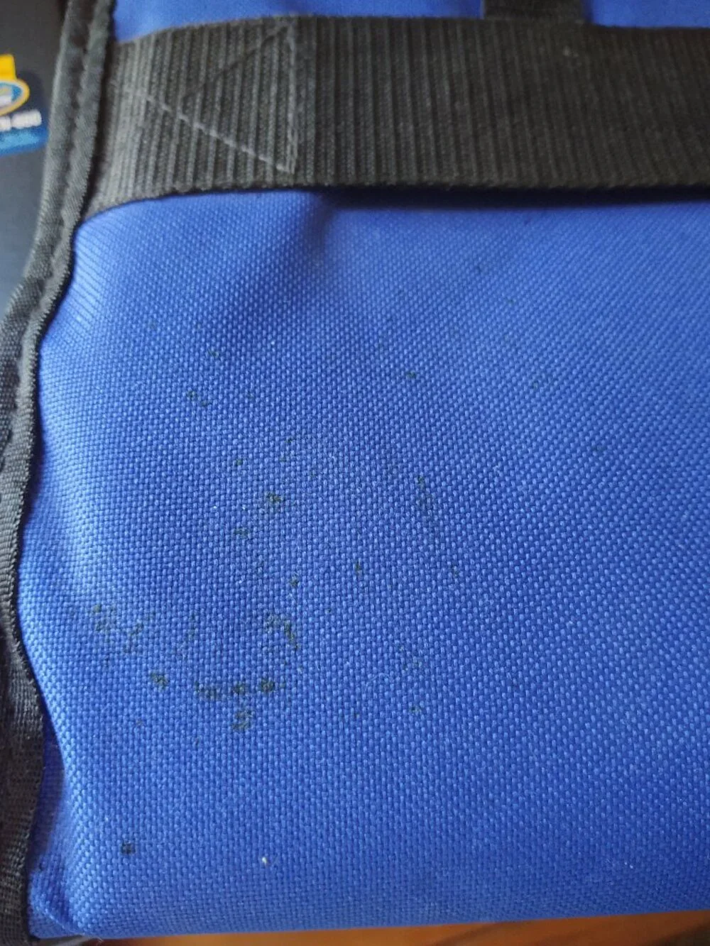 BLUEFIG  NOTIONS  SEWING ARTS CRAFTS CARRY BAG COBALT BLUE